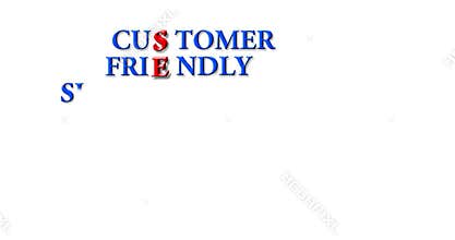 Customer service concept