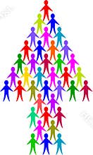 Diversity People Arrow/eps