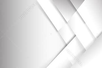 Abstract white and grey background basic geometry overlaps