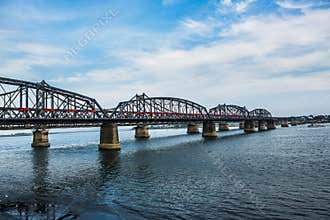 The Yalu River -- China DPRK border
