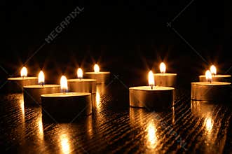 Romantic candle light