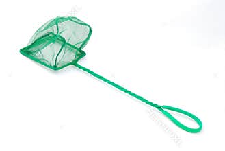 Green net for fish tank