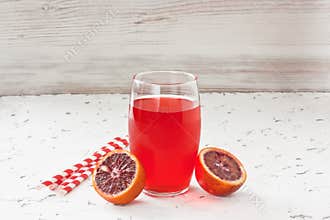 Red bloody orange juice
