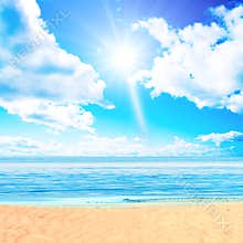 Sun over paradise