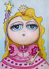 Princess cartoon drawing