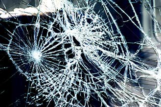 Broken glass