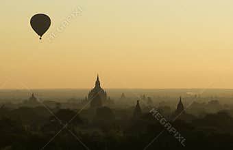 Balloons over Bagan