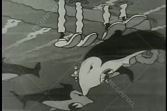Feet dangling in shark infested waters