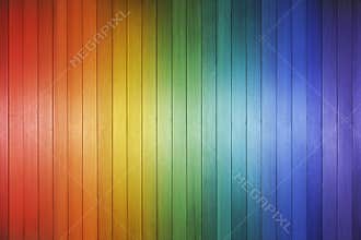 Wood Rainbow Banner Background Texture