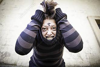 Insane Crazy girl