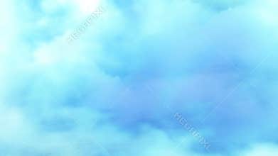 Mount scape at cloudy night