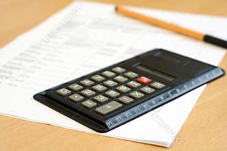 Calculator and sheet