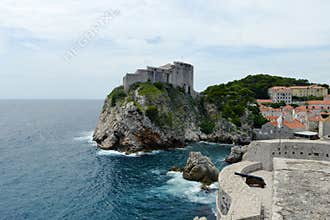 Medieval fortresses in Dubrovnik, Croatia