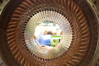 Stator of a big electric motor