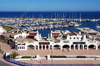 Roquetas de Mar Harbour.