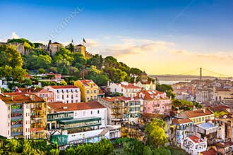 Lisbon, Portugal Skyline