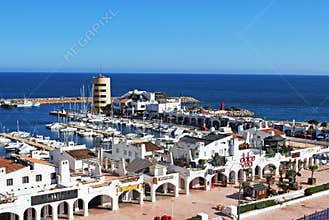 Roquetas de Mar Harbour.