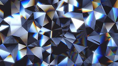 Abstract crystal background