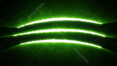 Claw Slashes Horizontal Green