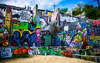 Graffiti Wall Austin Texas