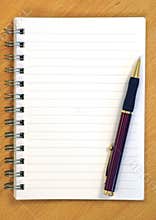 Notepad and Pen