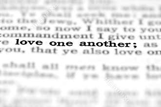 New Testament Scripture Quote Love One Another