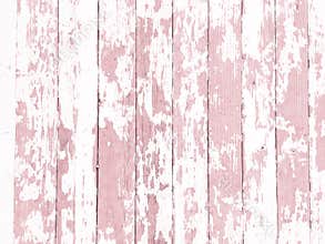 Shabby wood-grain texture white washed with distressed peeling paint