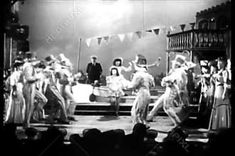 Performers dancing on stage