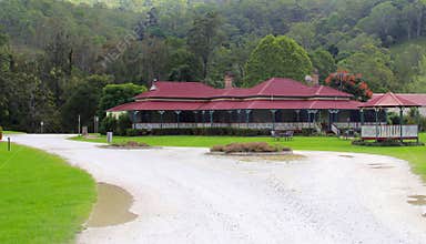 Wine cellars and restaurant in Canungra, Tamborine Mountain, Australia