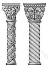 Antique column vector