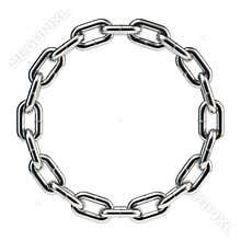 Steel chain circle
