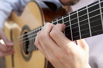 Playing Guitar