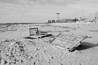 Love and peace after superstorm sandy in new york