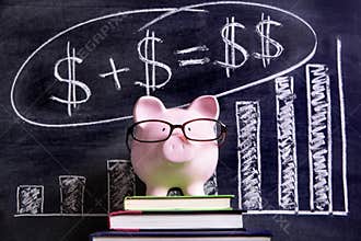 Piggy Bank savings plan investment growth