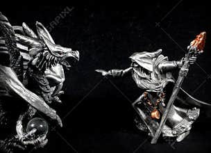 Wizard vs. Dragon