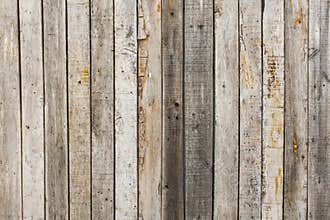 Rustic weathered barn wood background with knots and nail holes
