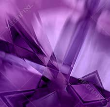 Purple Prism Crystals