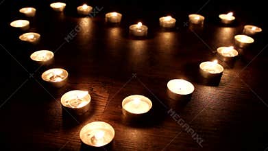 Love Tea Light Candles