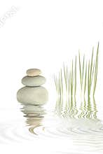 Spa Stones and Bamboo