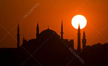 Suleymaniye Istanbul sunset