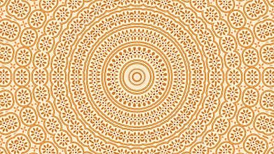 Arabian style kaleidoscopic background