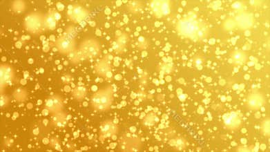 Gold Particle Background.