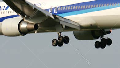 Allnippon Airways (ANA) B767 Landing to NARITA AIRPORT JAPAN