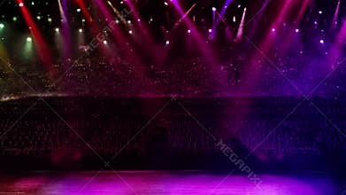 Concert stage color light random