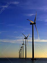 Wind turbines offshore