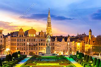 Brussels Cityscape Belgium