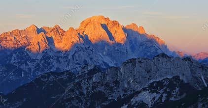 Julian alps in Italy