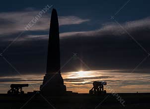 Battle of Cryslers Farm monument