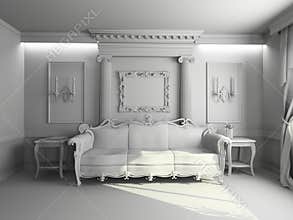 Blank interior