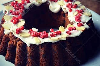 Cranberry Almond Bundt Cake